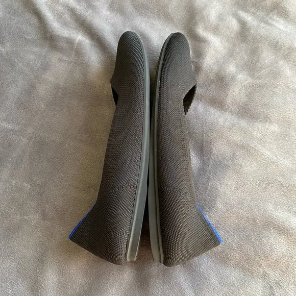 Rothy's “The Flat” Black Round Toe Knit Flats