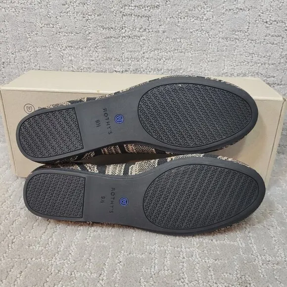 Rothy’s The Flat Golden Shimmer Slip On Flats Women's Size 9.5