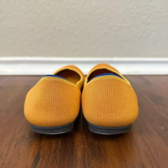 ROTHY'S The Flat in Lemon Drop Ballet Flats Round Toe Slip On RETIRED