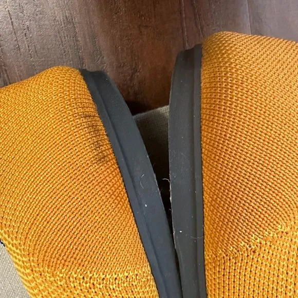 ROTHY'S The Flat in Lemon Drop Ballet Flats Round Toe Slip On RETIRED