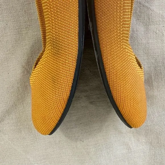 ROTHY'S The Flat in Lemon Drop Ballet Flats Round Toe Slip On RETIRED