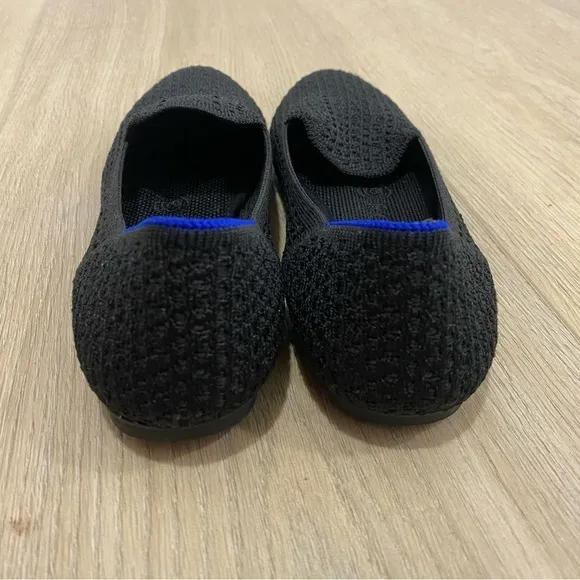 Rothy’s The Loafer Black Honeycomb Slip On Flats