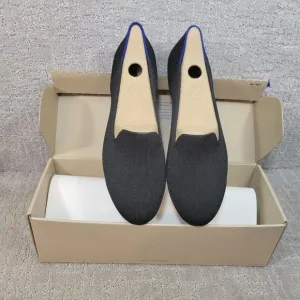Rothy’s The Loafer Black Solid Slip On Flats Shoe Women's Size US 7, 7.5, 8