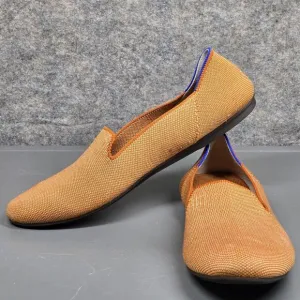 Rothy's The Loafer Women Sz 10‎ Fawn Camel Slip On Ballerina Flats Comfort Shoes