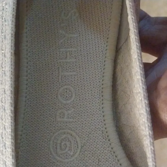 Rothy's The Point Diamond Twill Slip On Flats Size 8.5 Preowned