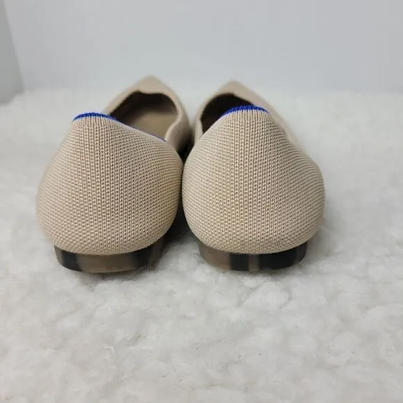 Rothy's The Point Portobello Womens Size 9.5 Knit  Slip On Ballet Flats Shoes
