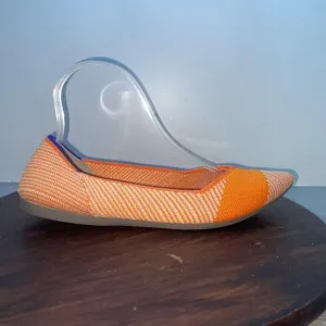 Rothy's The Point Women’s 9 Retired Orange Sherbet Flat Shoes Slip On Comfort