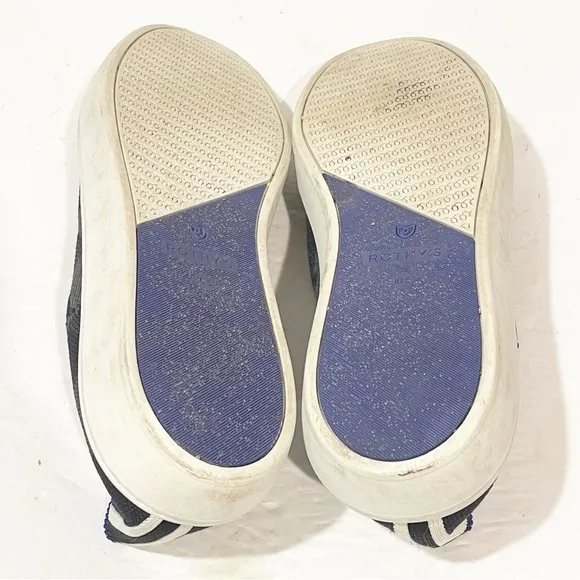 ROTHY'S 'The Sneaker' Size 10.5 Black &amp; Gray Camo Knit Slip On Flats