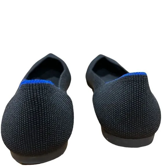 Rothy’s The Point Classic Flats, Black, size 8