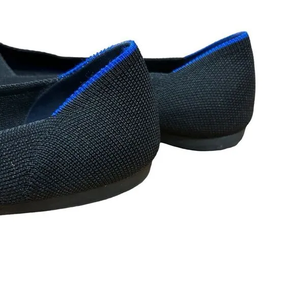 Rothy’s The Point Classic Flats, Black, size 8