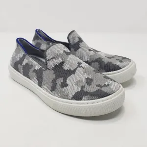 Rothys Toddler Kids Gray Camo Slip On Sneakers Size 1 Shoes Unisex Boys Girls