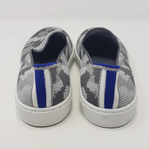 Rothys Toddler Kids Gray Camo Slip On Sneakers Size 1 Shoes Unisex Boys Girls