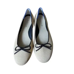 Rothy's Women's Ballet Flats Size 9 Cream Captoe Slip On Eco-Friendly