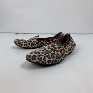 Rothy’s WOmen's Mocha Spot Loafers Round Toe Flat Ballet Knit Size 10.5