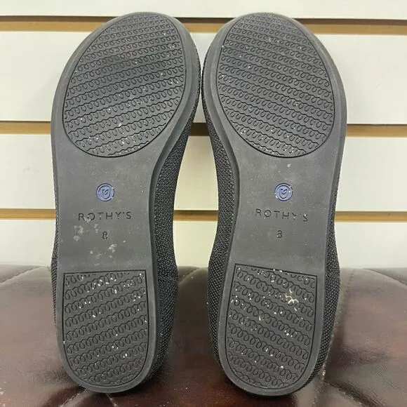Rothy's Womens Round Toe Slip On Ballet Flats Comfort Shoes Size 8