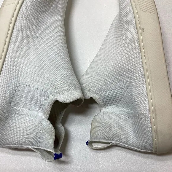 Rothy's Chelsea Bright White Pull On Ankle Sneaker Boots Size 7.5