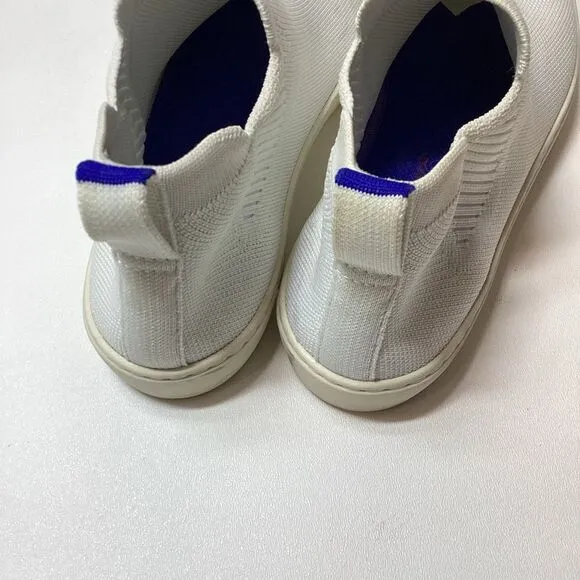Rothy's Chelsea Bright White Pull On Ankle Sneaker Boots Size 7.5