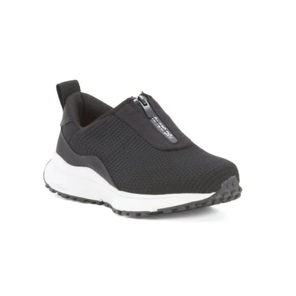 RYKA Black Wide Width Jumpstart Slipon Sneakers