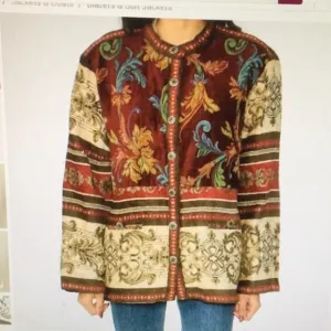 SAG HARBOR/ BOHO BROCADE TAPESTRY JACKET/NEW