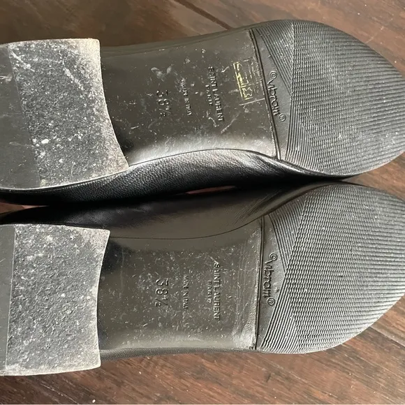 Saint Laurent leather flats with spider detail