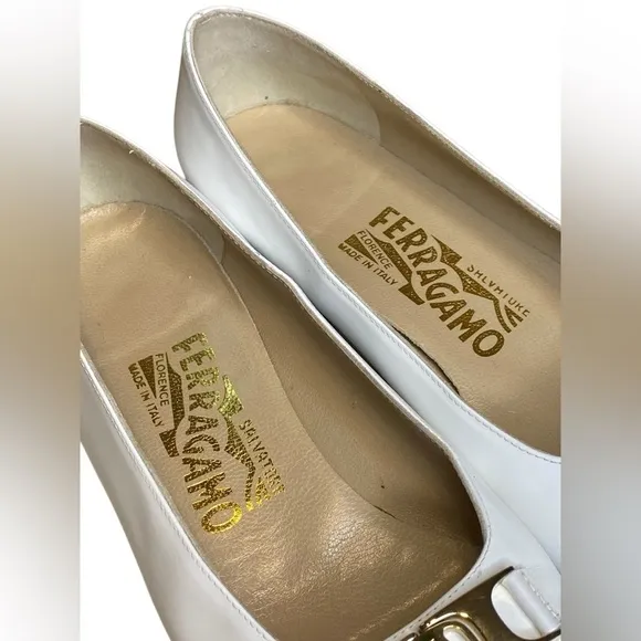Salvatore Ferragamo Leather Colorblock Pumps Women’s Size 6.5 B