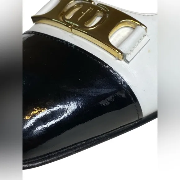 Salvatore Ferragamo Leather Colorblock Pumps Women’s Size 6.5 B