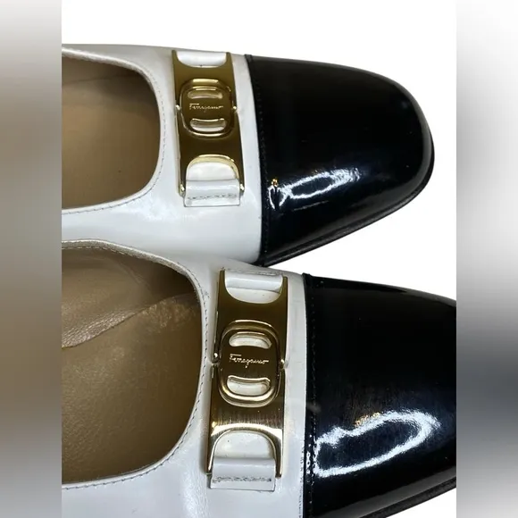 Salvatore Ferragamo Leather Colorblock Pumps Women’s Size 6.5 B