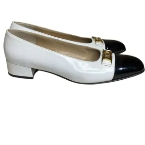 Salvatore Ferragamo Leather Colorblock Pumps Women’s Size 6.5 B