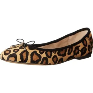 Sam Edelman Calf‎ Hair Women's Leopard Print Ballet Flats Size 4 NWOT