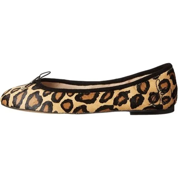Sam Edelman Calf‎ Hair Women's Leopard Print Ballet Flats Size 4 NWOT