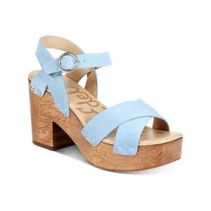 Sam Edelman Josefine Wood Platform Sandals 9