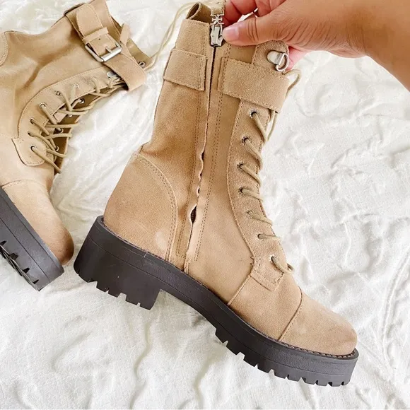 Sam Edelman Junip CombatBoot New $150