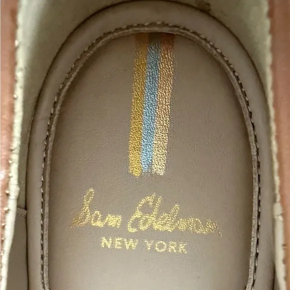 Sam Edelman KAI Saddle Brown Leather Espadrille Loafers Women’s Size 7.5 M