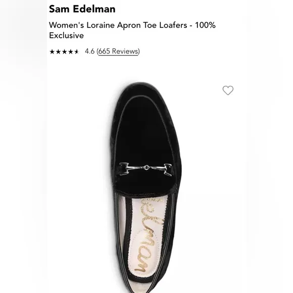 SAM EDELMAN  Loraine Apron Toe Loafers