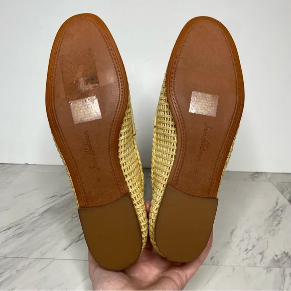Sam Edelman Lowell Natural Raffia Loafer 11M