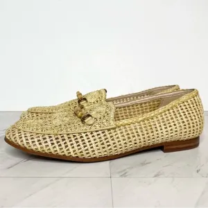Sam Edelman Lowell Natural Raffia Loafer 11M