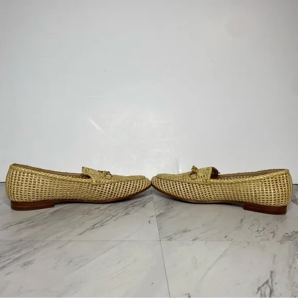 Sam Edelman Lowell Natural Raffia Loafer 11M