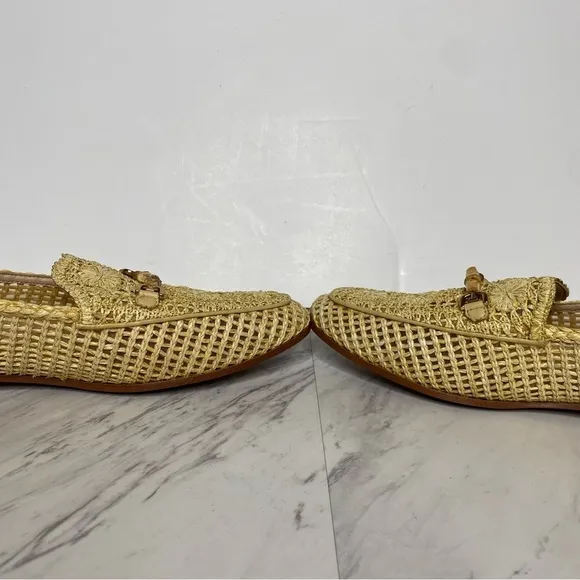 Sam Edelman Lowell Natural Raffia Loafer 11M