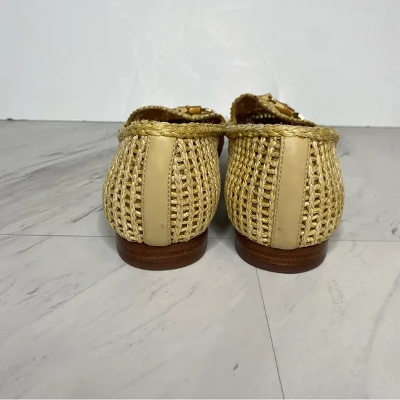 Sam Edelman Lowell Natural Raffia Loafer 11M