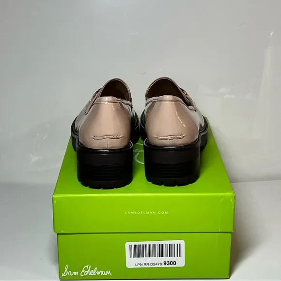 Sam Edelman Tully Chunky Lug Sole Almond Toe Loafers
