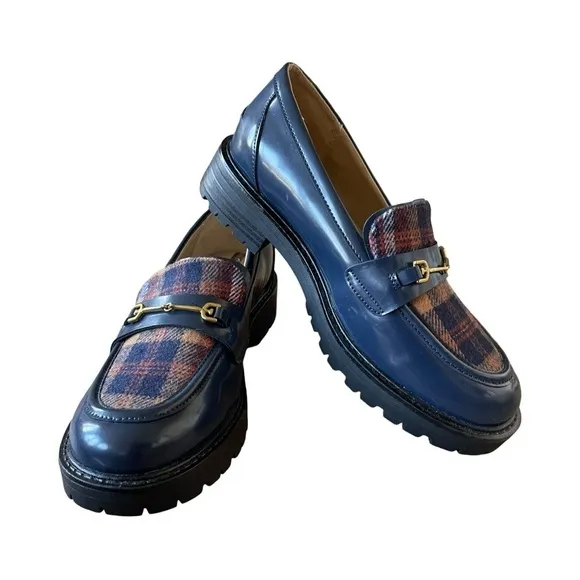 Sam Edelman Tully Kids Lug Sole Loafers Girls Size 4