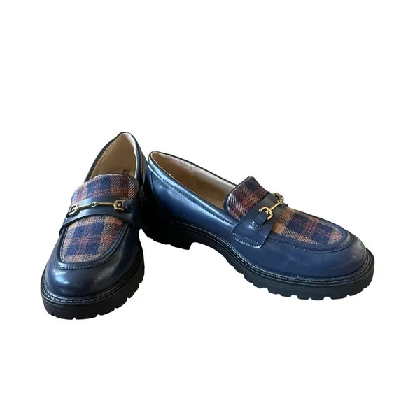 Sam Edelman Tully Kids Lug Sole Loafers Girls Size 4