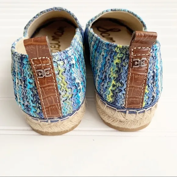 Sam Edelman Women’s 8.5 Blue Khloe Slip On Espadrille Flats