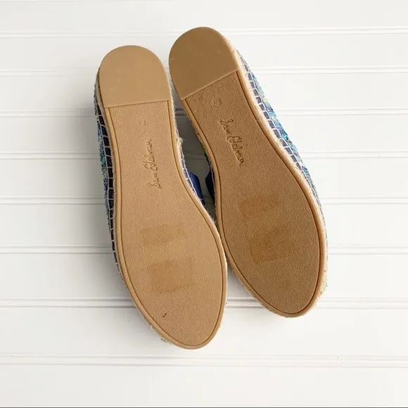 Sam Edelman Women’s 8.5 Blue Khloe Slip On Espadrille Flats