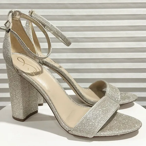 🌸SAM EDELMAN🌸 Yaro Ankle Strap Sandal Heel Size: 10.5