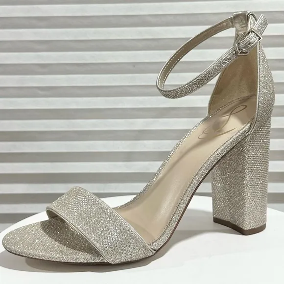 🌸SAM EDELMAN🌸 Yaro Ankle Strap Sandal Heel Size: 10.5