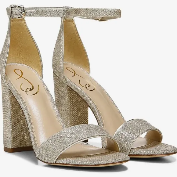 🌸SAM EDELMAN🌸 Yaro Ankle Strap Sandal Heel Size: 10.5