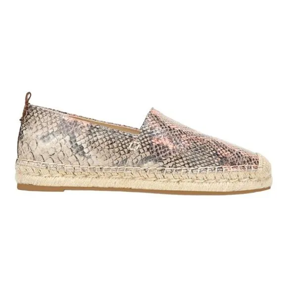 Sam Edelman Kesia Espadrille Flats Women's Snake Skin, Multi Size 6 NEW 40% off