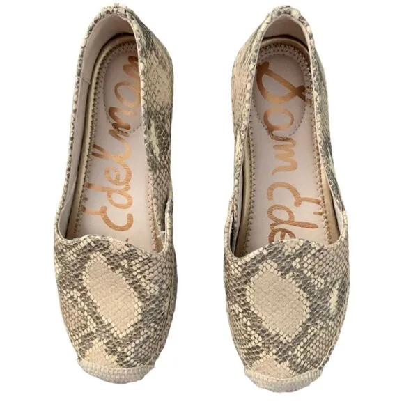 Sam Edelman Kesia Leather Espadrille Flats