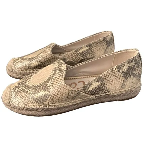 Sam Edelman Kesia Leather Espadrille Flats
